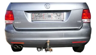 VW Golf 5 + 6 Kombi Avant Stoßstange hinten Heckstoßstange grau LD7X Spoiler PDC - Bild 1