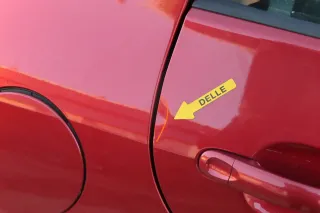VW Golf Plus 5M 6 521 Türblatt Tür hinten rechts rot LA3X + Rahmen - Bild 7