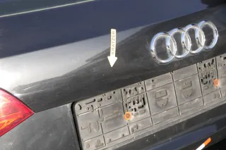 Audi A4 B8 8K Kombi Avant hinten Heckklappe mit Scheibe Deckel schwarz LZ9Y - Bild 5
