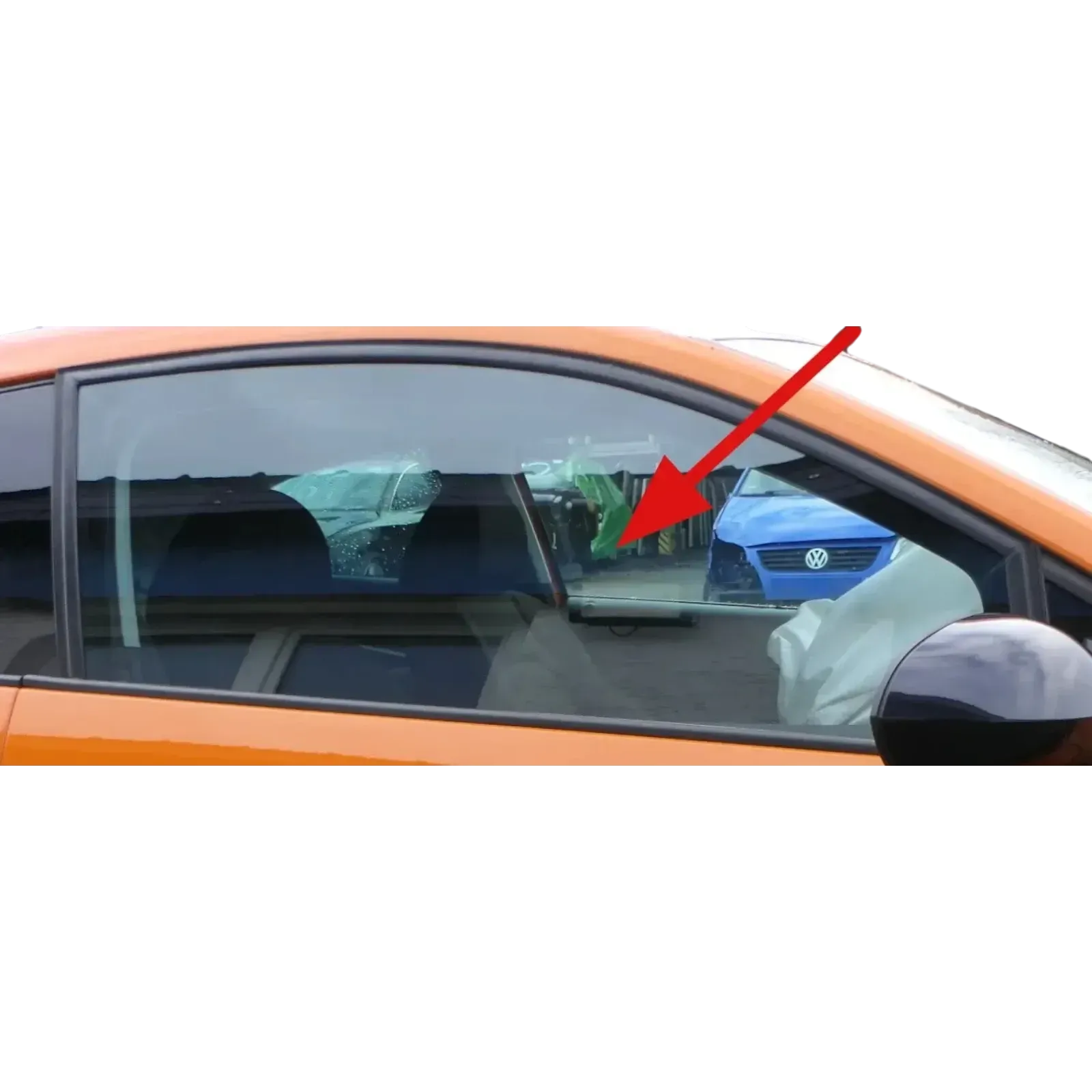 Seat Ibiza 6J vorne rechts Fenster NUR Scheibe in Tür Fensterscheibe 2/3-Türer - Bild 1