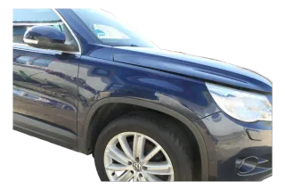 VW Tiguan Kotflügel vorne rechts original 5N0821106A + Leiste blau LH5X - Bild 3