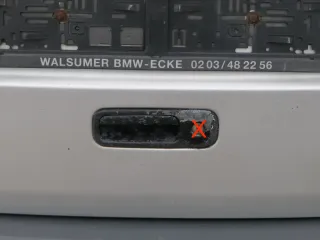 VW Caddy 2K Griff Heckklappe Heckklappengriff original Öffner schwarz - Bild 1
