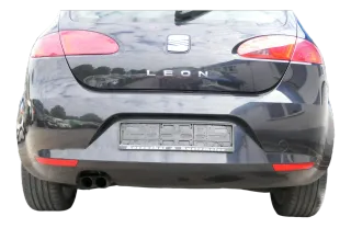 Seat leon 1P Stoßstange Heckstoßstange hinten schwarz LC9Z metallic - Bild 1