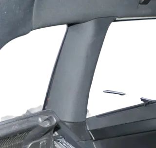 2x A3 8P C-Säulen Verkleidung rechts hinten + links Abdeckung oben schwarz - Bild 1