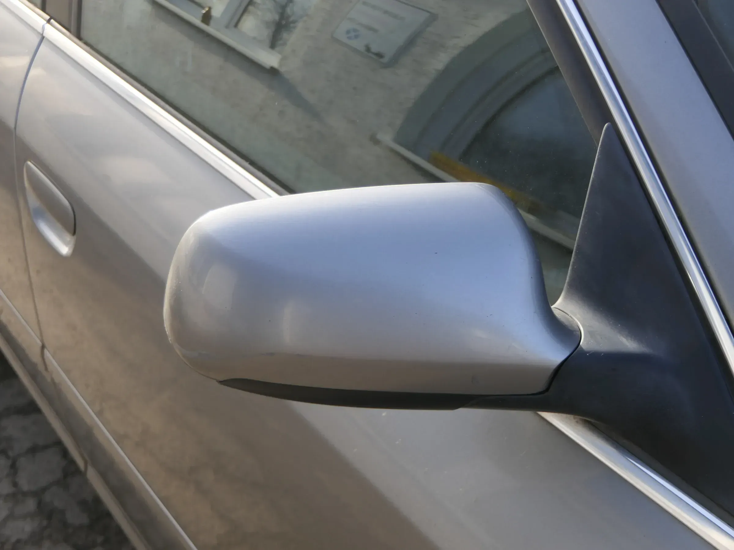 Audi A6 4B Spiegel Außenspiegel rechts elektrisch silber LY7W mit GLAS Facelift - Bild 1