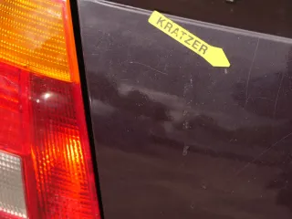 Audi A4 B5 Heckklappe hinten Klappe Kofferraumklappe Limousine blau lila LY3K - Bild 9