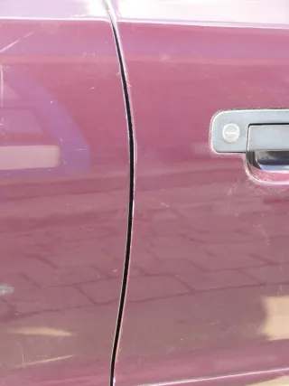 A4 B5 Tür nur Türblatt vorne rechts Beifahrertür blau lila LY3K Kombi od Limo - Bild 3