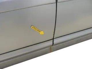 Audi A6 4B C5 Tür Türblatt hinten rechts nur Türblatt silber LY7W -ohneAnbauteil - Bild 8