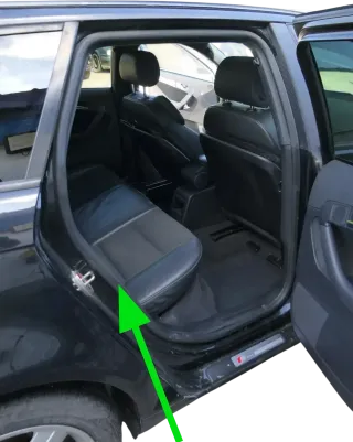1x Audi A3 8P Türdichtung Dichtung Tür hinten links / rechts 4/5-Türer - Bild 2