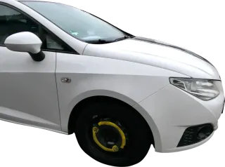 Seat Ibiza 6J Kotflügel vorne rechts weiß LB9A 6J0821022A - Bild 3