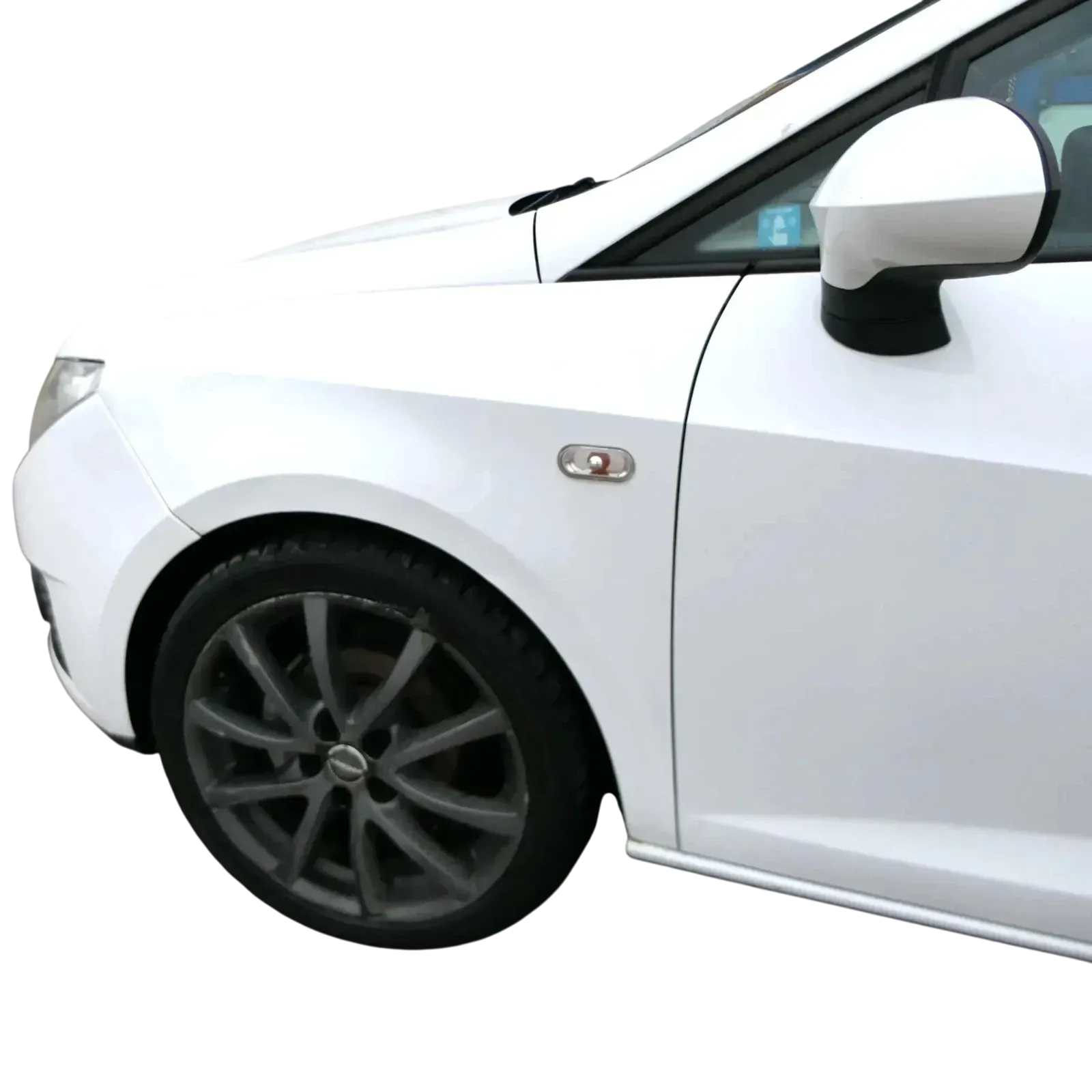 Seat Ibiza 6J Kotflügel vorne links weiß LB9A 6J0821021A - Bild 1