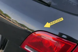 Audi A3 8P 4/5-Türer Heckklappe Klappe hinten schwarz LZ9Y Scheibe - Bild 3