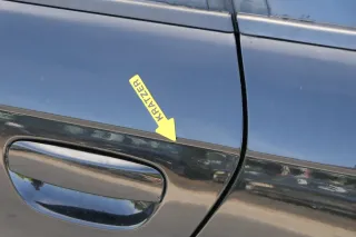 Audi A3 8P 4/5-Türer Tür hinten links Türblatt mit Rahmen schwarz LZ9Y Sportback - Bild 6