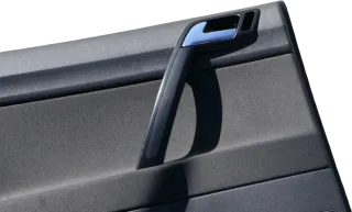 1x VW Polo 9N 9N3 Türverkleidung Verkleidung Tür hinten links 4/5-Türer dunkel - Bild 2