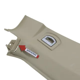 VW Golf 4 Variant Abdeckung Verkleidung Kofferraum hinten rechts hellbeige beige - Bild 3