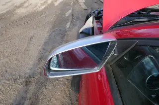 2xAudi A3 8P elektrischer Spiegel Außenspiegel vorne links + rechts silber chrom - Bild 2