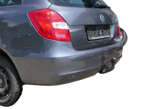 Skoda Fabia 5J Combi Stoßstange hinten Heckstoßstange grau LF8J - Bild 2