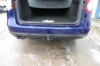 Passat 3C Kombi Stoßstange hinten Heckstoßstange Stoßfänger blau LD5Q PDC - Bild 1