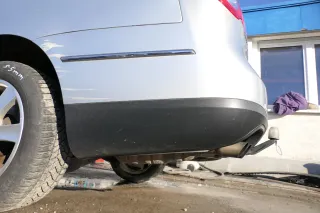 VW Passat 3C Kombi Stoßstange hinten Heckstoßstange Stoßfänger silber grau LA7W - Bild 8