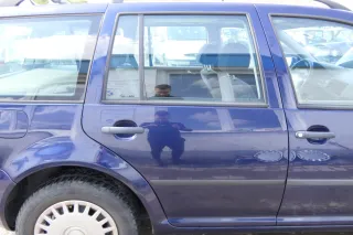VW Golf 4 Bora Tür hinten rechts nur Kombi / Variant blau LB5N indigoblau - Bild 1