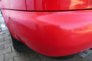 Audi A4 B5 Limousine Stoßstange hinten Heckstoßstange LY3H rot  biscaBj99 - Bild 7