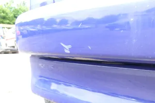 VW Polo 6N Stoßstange hinten 2-geteilte Heckstoßstange LD5D blau Stoßfänger - Bild 5