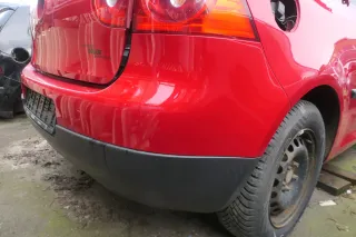 VW Golf 5 1K Limousine Stoßstange hinten Heckstoßstange rot LY3D - Bild 3
