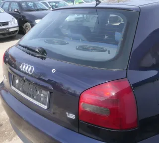 A3 8L bis cBj. ca1999 Heckklappe Kofferraumklappe Klappe hinten blau LZ5L Scheib - Bild 3