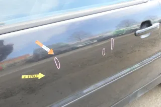 VW Polo 6N 6N2 Tür vorne links Fahrertür 2/3-Türer schwarz LC9Z- ohne Anbauteile - Bild 4