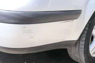 VW Golf 4 Kombi Avant Stoßstange hinten Heckstoßstange Stoßfänger silber LA7W - Bild 5