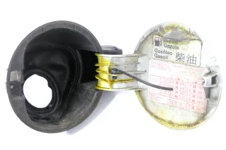 Audi A2 8Z Tankdeckel Klappe Tankklappe Deckel Tank silber LY7W - Bild 3