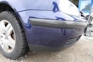 VW Golf 4 1J Stoßstange vorne Stoßfänger vorn blau LB5N - Bild 6