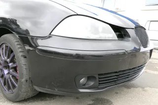Seat Ibiza 6L Stoßstange Frontstoßstange vorne schwarz LC9Z bis ca.Anfang 2006 c - Bild 4