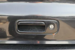 VW Sharan 7M Heckklappe Scheibe Klappe hinten ab Bj.2000 schwarz LC9Z Spoiler - Bild 2