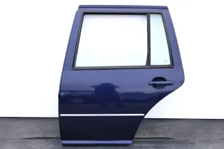 VW Golf 4 Bora Tür hinten links nur Kombi / Variant blau LB5N indigoblau - Bild 1