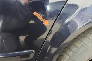 Audi A4 B6 8E nur Türblatt Tür hinten links blau lila LZ5L Kombi+Limo - Bild 2
