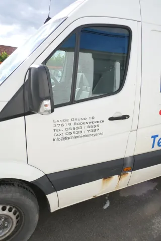 VW Crafter 2E Tür vorne links Fahrertür weiß L902 - ohne Anbauteile - Bild 1