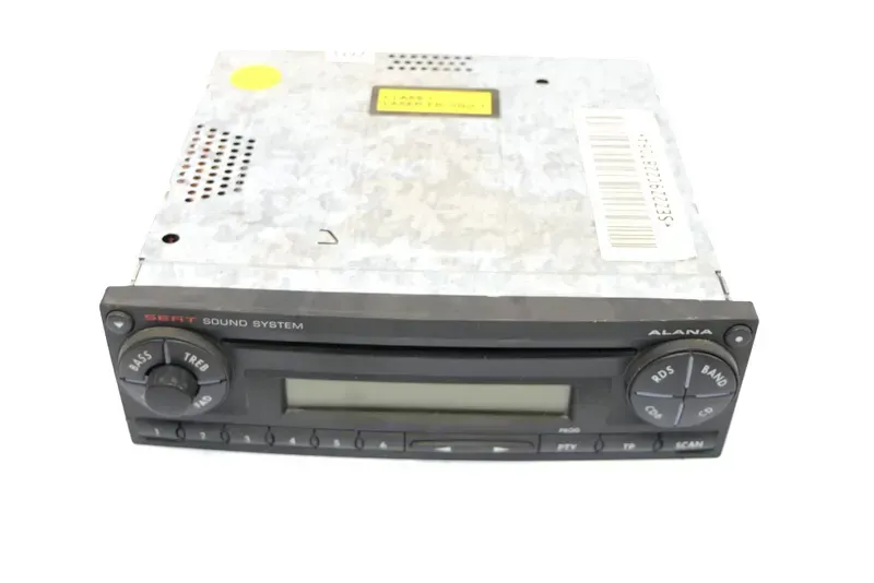 Seat Ibiza 6L Radio CD Player Original 6L0035156 Alana mit Code - Bild 1
