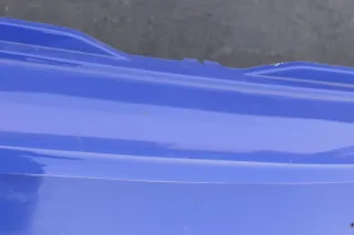 VW Polo 6N2 Stoßstange hinten Heckstoßstange Stoßfänger blau LA5C surfblue II - Bild 2