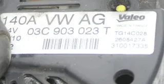 VW Passat Touran Lichtmaschine Generator 03C903023T 140A 14V CDGA Erdgas - Bild 2