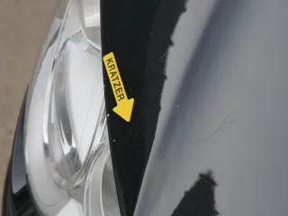 VW Polo 9N3 Cross Motorhaube KLappe vorne schwarz LC9Z - Bild 10