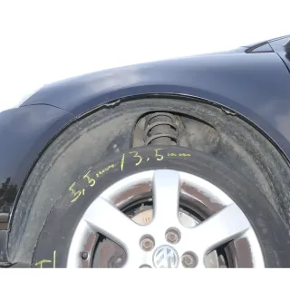 VW Polo 9N3 Kotflügel vorne links schwarz LC9Z - Bild 10