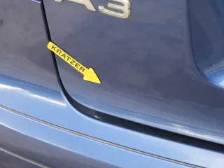 Audi A3 8P 2/3-Türer Heckklappe Klappe hinten blau LZ5C 2/3-Türer Scheibe - Bild 9