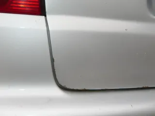 VW Touran 1T Heckklappe Kofferraumklappe hinten silber LA7W mit Scheibe - Bild 11