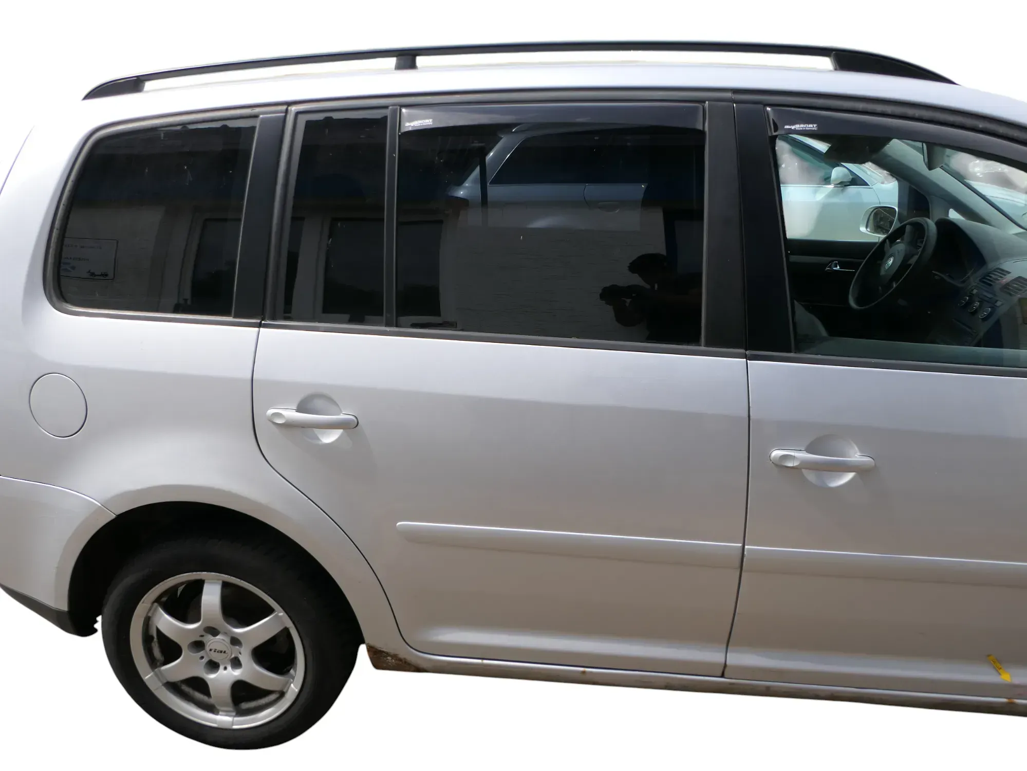 VW Touran 1T 1T3 Tür hinten rechts silber LA7W - ohne Anbauteile - Bild 1