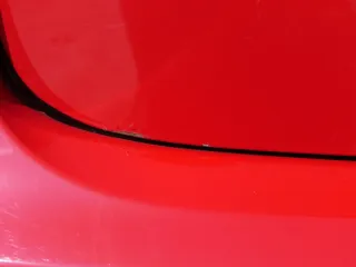 Skoda Fabia 5J Limousine Schrägheck Heckklappe hinten mit Scheibe rot LF3K - Bild 3
