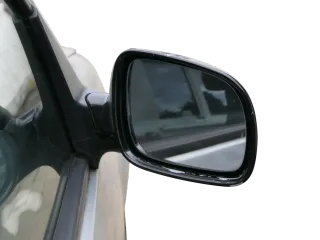 VW Golf 4 Bora manueller Spiegel vorne rechts Außenspiegel schwarz - Bild 3