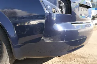 Audi A4 8E B6 Limousine Stoßstange hinten mit Spoiler blau LZ5J - Bild 3