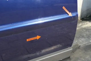 VW Passat 3B 3BG Kombi Limo Tür vorne rechts Beifahrertür blau LB5N ohneAnbautei - Bild 3