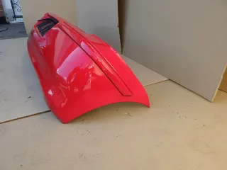 VW Polo 6N2 Stoßstange hinten Heckstoßstange Stoßfänger rot LP3G flashrot - Bild 7